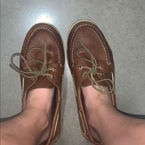 Brown Sperry Boat Shoes